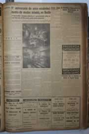 Página do jornal Correio do Ceará de junho de 1945