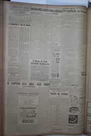 Página do jornal Correio do Ceará de junho de 1945