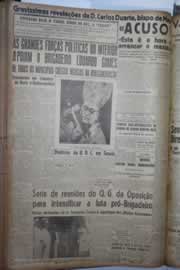 Página do jornal Correio do Ceará de junho de 1945