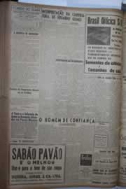 Página do jornal Correio do Ceará de junho de 1945