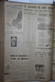 Página do jornal Correio do Ceará de junho de 1945