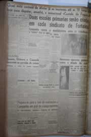 Página do jornal Correio do Ceará de junho de 1945