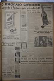 Página do jornal Correio do Ceará de junho de 1945