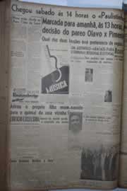 Página do jornal Correio do Ceará de junho de 1945