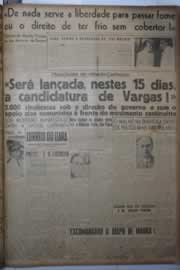 Página do jornal Correio do Ceará de julho de 1945