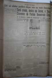 Página do jornal Correio do Ceará de julho de 1945