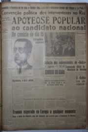 Página do jornal Correio do Ceará de julho de 1945