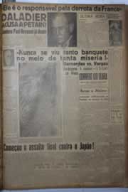 Página do jornal Correio do Ceará de julho de 1945
