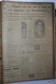 Página do jornal Correio do Ceará de agosto de 1945