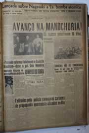 Página do jornal Correio do Ceará de agosto de 1945