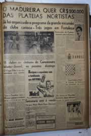 Página do jornal Correio do Ceará de agosto de 1945