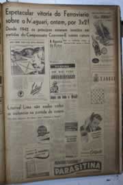 Página do jornal Correio do Ceará de agosto de 1945