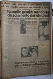 Página do jornal Correio do Ceará de agosto de 1945