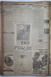 Página do jornal Correio do Ceará de agosto de 1945