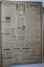 Página do jornal Correio do Ceará de agosto de 1945