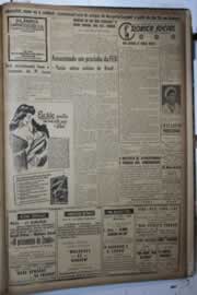 Página do jornal Correio do Ceará de agosto de 1945