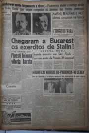 Página do jornal Correio do Ceará de agosto de 1945