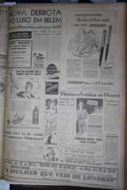 Página do jornal Correio do Ceará de setembro de 1945