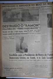 Página do jornal Correio do Ceará de setembro de 1945