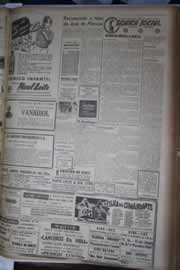 Página do jornal Correio do Ceará de setembro de 1945