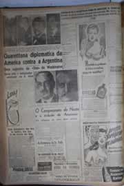 Página do jornal Correio do Ceará de outubro de 1945