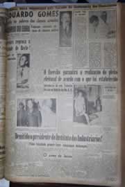 Página do jornal Correio do Ceará de outubro de 1945
