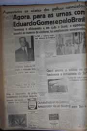 Página do jornal Correio do Ceará de outubro de 1945