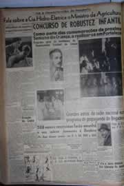 Página do jornal Correio do Ceará de outubro de 1945