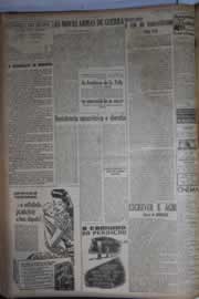 Página do jornal Correio do Ceará de outubro de 1945