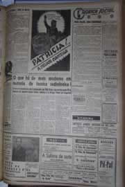 Página do jornal Correio do Ceará de outubro de 1945