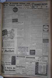 Página do jornal Correio do Ceará de outubro de 1945