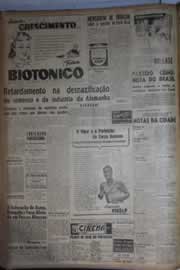 Página do jornal Correio do Ceará de outubro de 1945