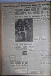 Página do jornal Correio do Ceará de outubro de 1945