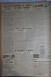 Página do jornal Correio do Ceará de outubro de 1945