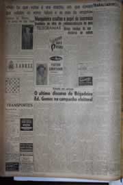 Página do jornal Correio do Ceará de dezembro de 1945