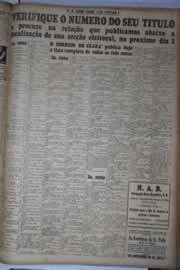 Página do jornal Correio do Ceará de dezembro de 1945