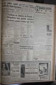 Página do jornal Correio do Ceará de dezembro de 1945