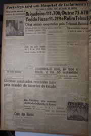 Página do jornal Correio do Ceará de dezembro de 1945