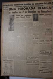 Página do jornal Correio do Ceará de dezembro de 1945