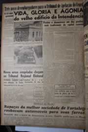 Página do jornal Correio do Ceará de dezembro de 1945