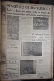 Página do jornal Correio do Ceará de dezembro de 1945