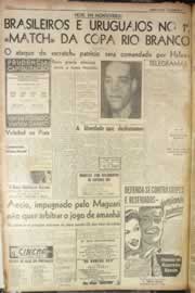 Página do jornal Correio do Ceará de janeiro de 1946