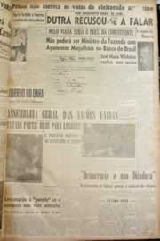 Página do jornal Correio do Ceará de janeiro de 1946