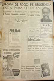 Página do jornal Correio do Ceará de janeiro de 1946