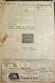 Página do jornal Correio do Ceará de janeiro de 1946