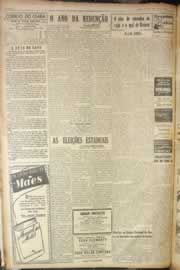 Página do jornal Correio do Ceará de janeiro de 1946