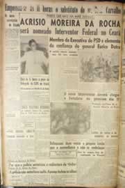 Página do jornal Correio do Ceará de janeiro de 1946