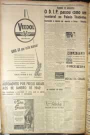Página do jornal Correio do Ceará de janeiro de 1946