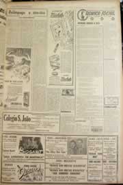 Página do jornal Correio do Ceará de janeiro de 1946