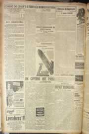 Página do jornal Correio do Ceará de janeiro de 1946